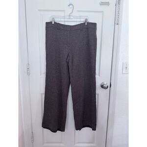 Jones New York Signature Womens "Stretch" Herringbone Brown  Pants Size 16